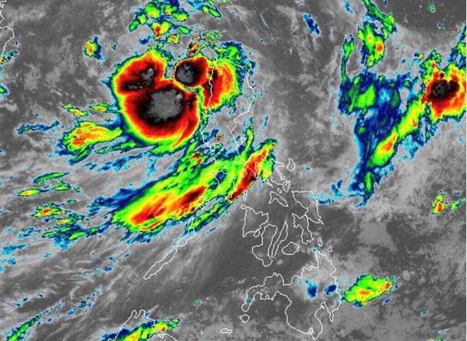 Update on Typhoon Yagi strengthening in the South China Sea. Photo: PAGASA