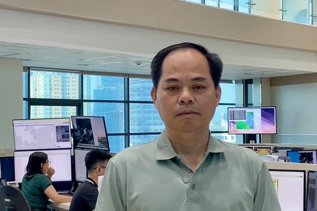 Mr. Vu Anh Tuan, Deputy Head of Weather Forecast Department, National Center for Hydro-Meteorological Forecasting, discussed information about storm No. 3.