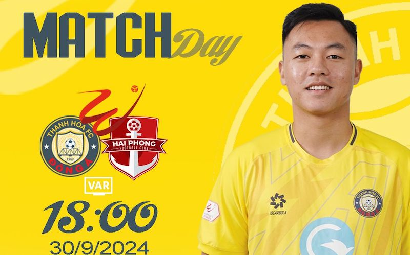 Thanh Hoa welcomes Hai Phong in round 3 of V.League. Photo: THFC