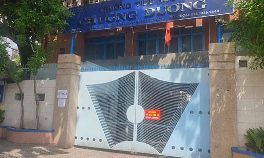 24/38 học sinh lớp 4/3 Trường Tiểu học Chương Dương (Quận 1) vắng học trong sáng 30.9. Ảnh: Chân Phúc