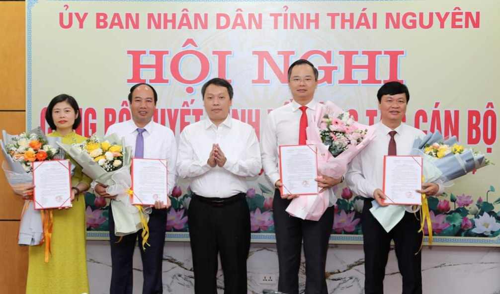 Thái Nguyên điều động, bổ nhiệm các Giám đốc Sở. Ảnh: Cổng TTĐT Thái Nguyên