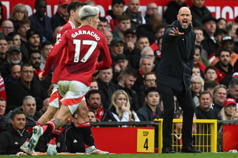 Erik ten Hag's fate at Man United could be decided this week. Photo: AFP