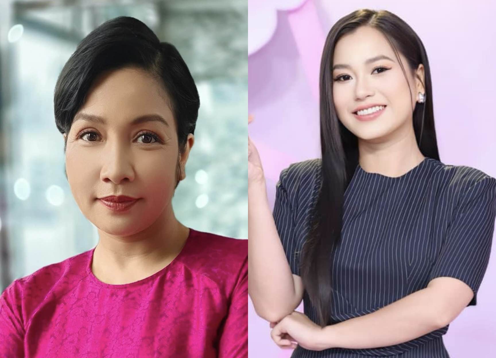 Diva My Linh (left) and Lam Vy Da. Photo: NSCC