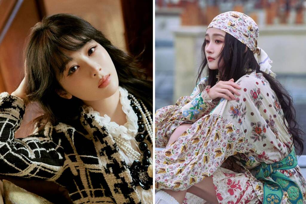 Dương Tử bị so sánh với Quan Hiểu Đồng. Ảnh: Weibo