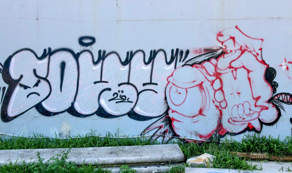  Theo tim hieu, graffiti la tranh phun son hoac hinh ve tren tuong, no duoc su dung chung de noi cac chu viet hay hinh anh nguech ngoac tren cac buc tuong o cac khu pho, con duong, tuong nha bang son phun hoac bang bat ky vat lieu gi.