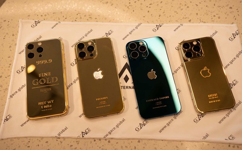 The collection of iPhone 16 Pro and Pro Max products are exclusively crafted with rare materials by G'ACE. Photo: Gace.global