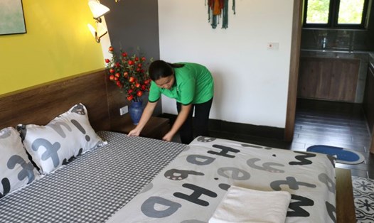 Du lịch đã tạo ra việc làm ổn định cho người dân địa phương. Ảnh: Đặng Tình