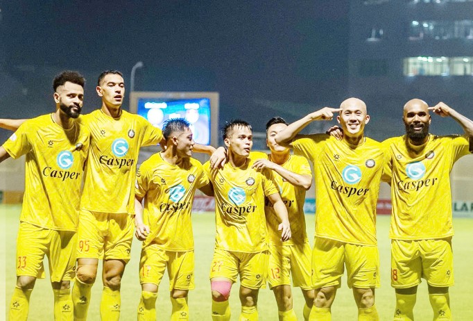Thanh Hoa Club won 3-1 against Hai Phong in round 3 of V.League 2024-2025. Photo: THFC