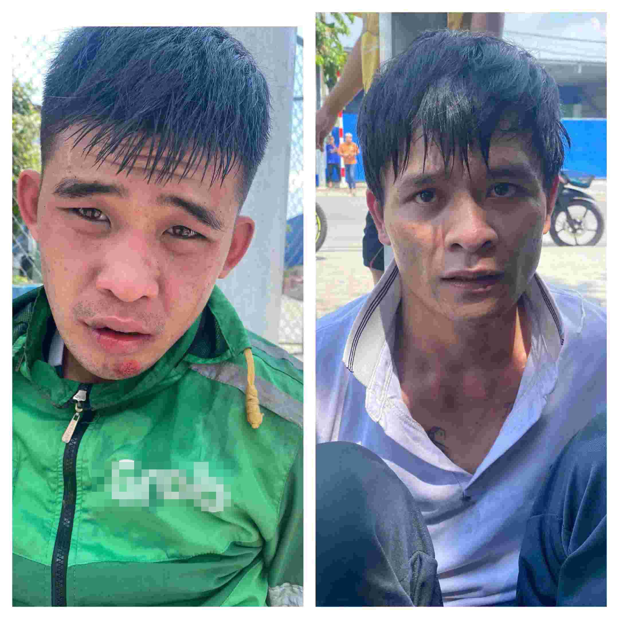 Two suspects committed the robbery and attacked four people while being chased. Photo: Duong Binh