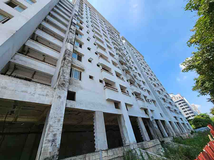 Khu nhà ở tái định cư NO1-C17, quận Cầu Giấy, Hà Nội. Ảnh: Cao Nguyên.