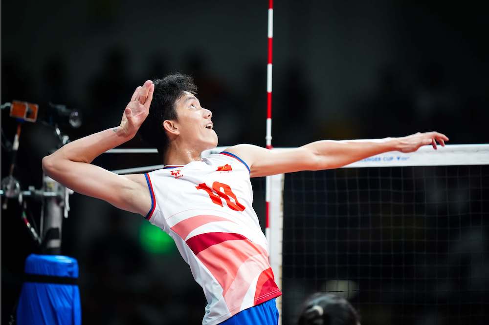 Bích Tuyền tại giải FIVB Challenger Cup 2024. Ảnh: FIVB 