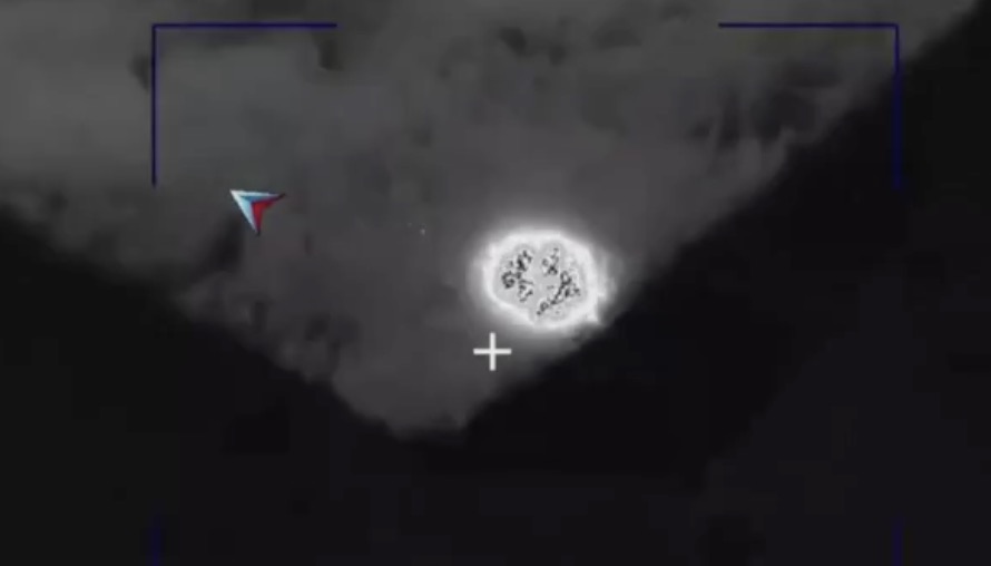 Cận cảnh vụ Nga tấn công tiểu đoàn tên lửa của Ukraina. Ảnh: Chụp màn hình