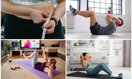 Gập bụng không có tác động thực sự nào đến giảm mỡ bụng. Đồ họa: Bảo Thoa