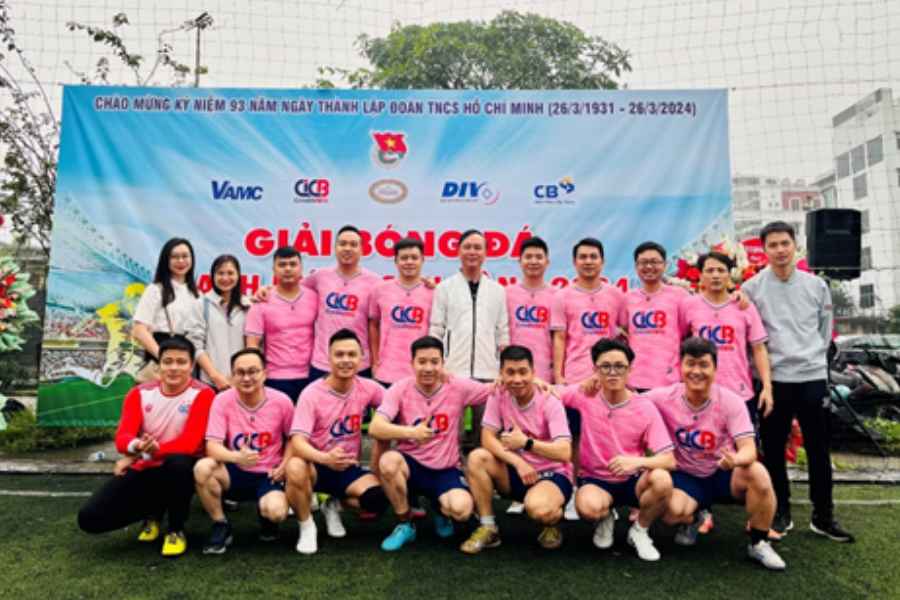 CIC Youth Union Football Team participates in the "Banking Youth Football Tournament 2024"