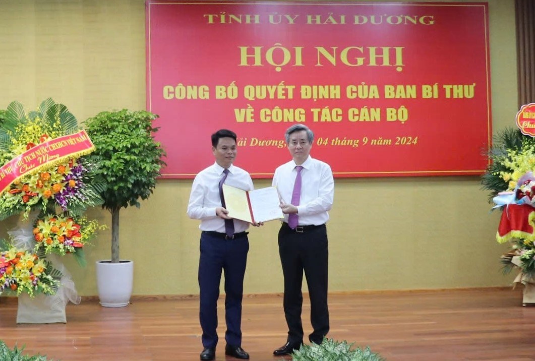 Ông Lê Ngọc Châu giữ chức Phó Bí thư Tỉnh ủy Hải Dương. Ảnh: Thủy Nguyên