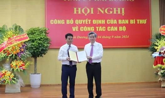 Ông Lê Ngọc Châu giữ chức Phó Bí thư Tỉnh ủy Hải Dương. Ảnh: Thủy Nguyên
