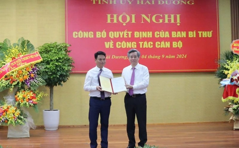 Ông Lê Ngọc Châu giữ chức Phó Bí thư Tỉnh ủy Hải Dương. Ảnh: Thủy Nguyên