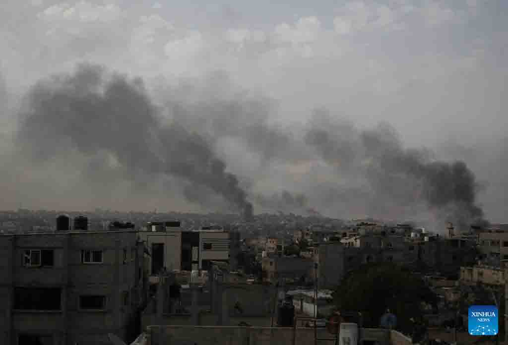 Hành lang Philadelphia thuộc khu vực ranh giới giữa Ai Cập và Dải Gaza. Ảnh: Xinhua