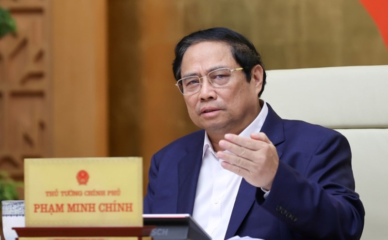 Thủ tướng Chính phủ Phạm Minh Chính chủ trì phiên họp chuyên đề về xây dựng pháp luật tháng 8.2024, cho ý kiến đối với một số dự án luật, đề nghị xây dựng luật. Ảnh: Nhật Bắc