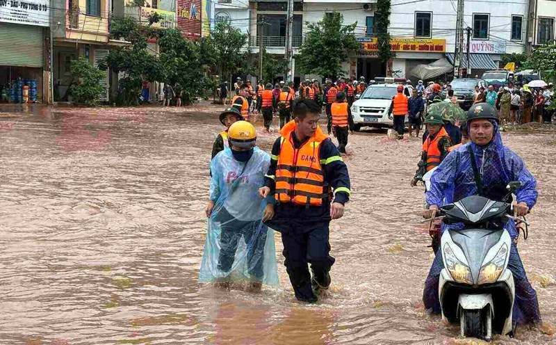 Weather forecast for the South is heavy rain due to the influence of storm No. 3 Yagi. Photo: LDO