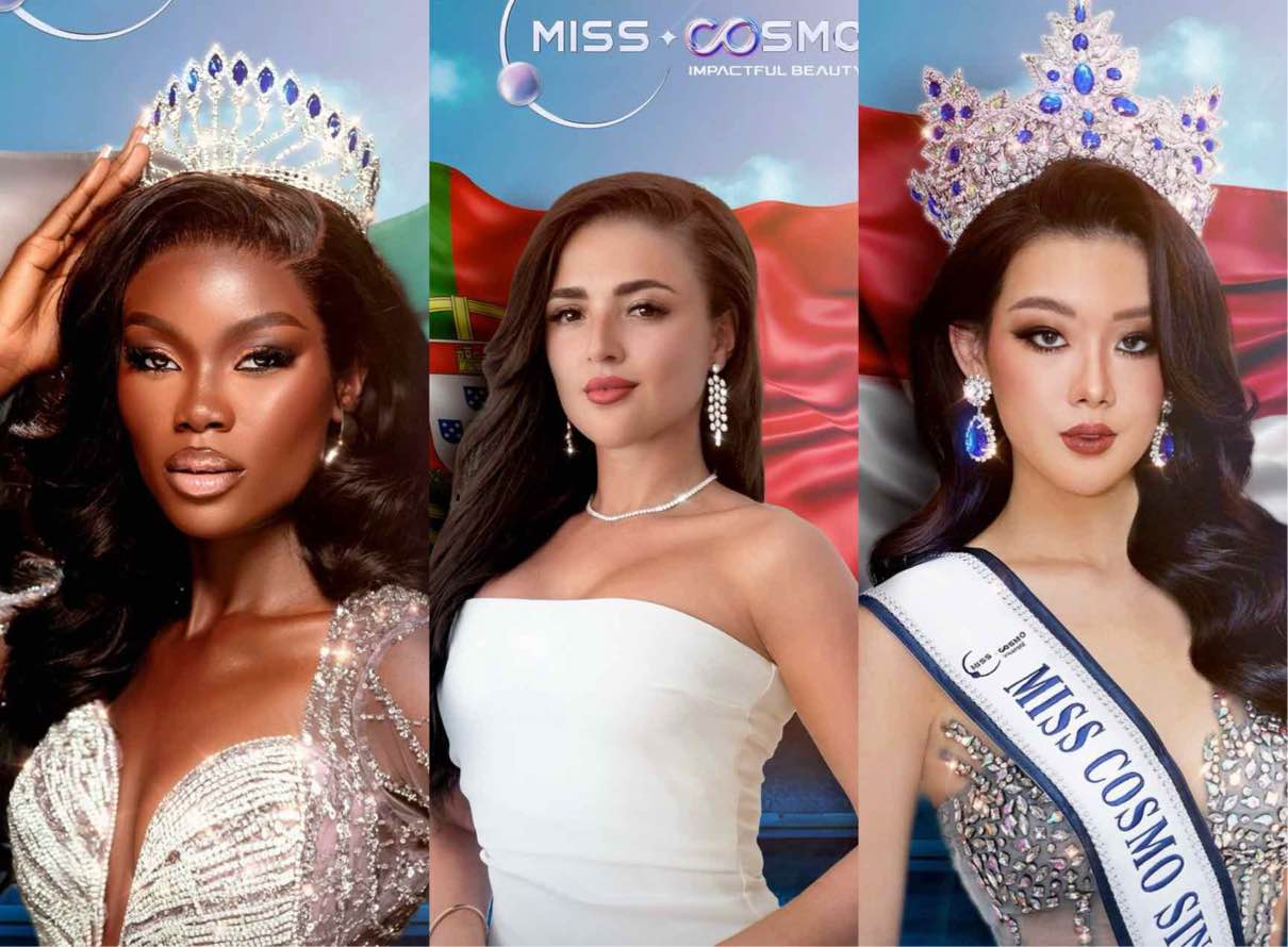 Đại diện từ các nước tham gia cuộc thi Miss Cosmo 2024. Ảnh: NSX