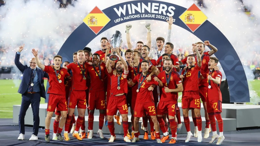 Spain are the reigning UEFA Nations League champions. Photo: UEFA