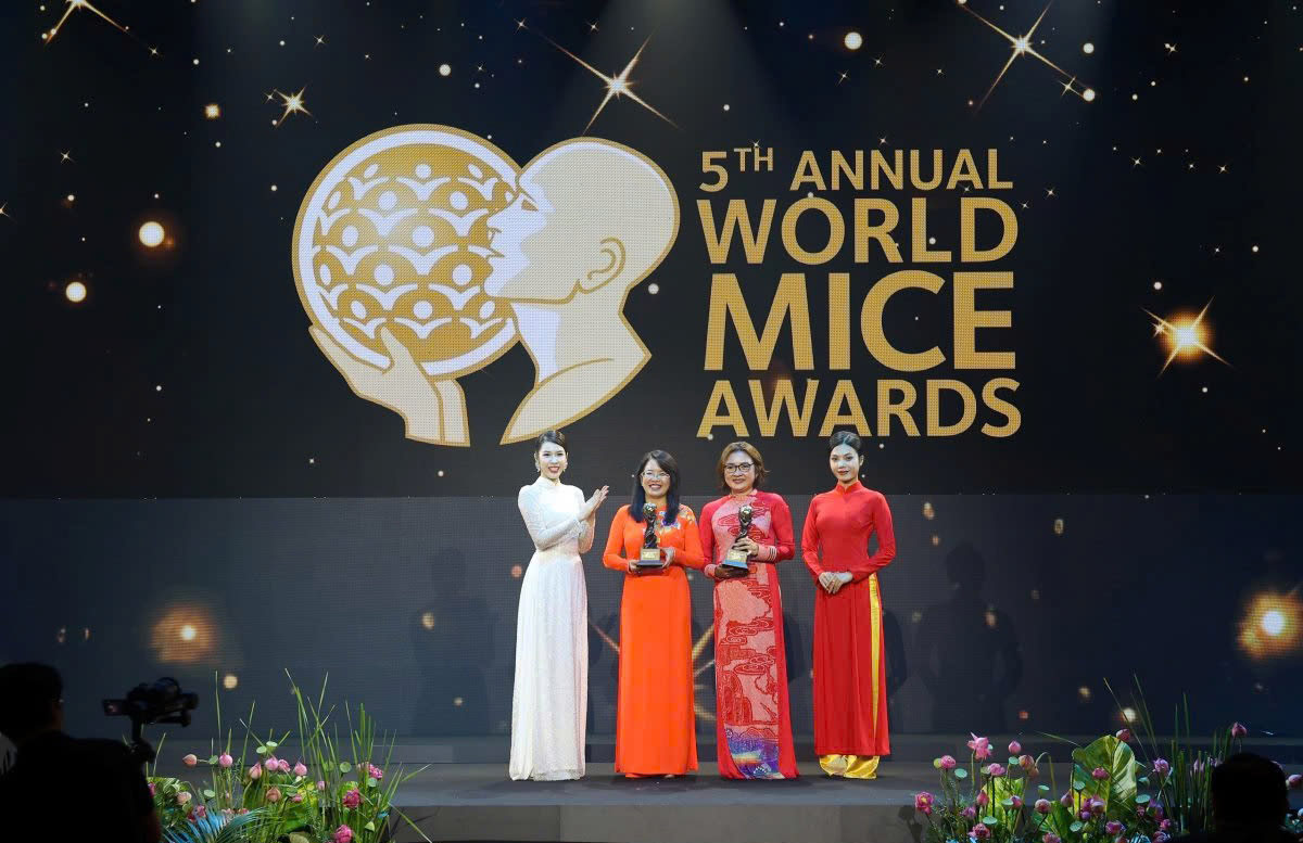 TPHCM thắng lớn ở lễ trao giải thưởng du lịch MICE thế giới năm 2024. Ảnh: Sở Du lịch TPHCM cung cấp