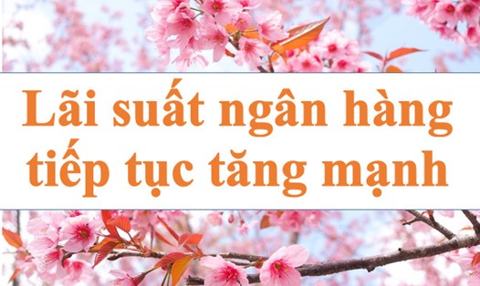 Lãi suất ngân hàng tiếp tục tăng mạnh. Ảnh minh họa: Hà Vy