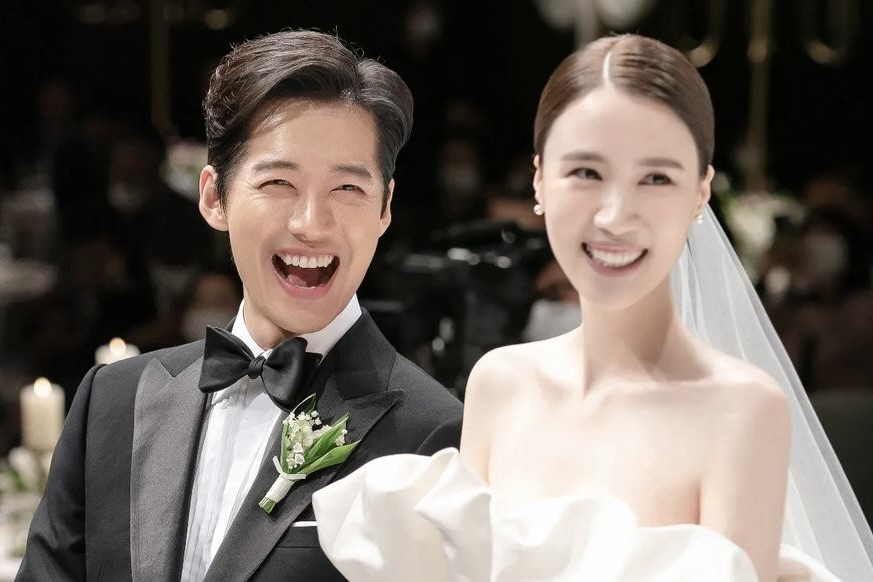 Nam Goong Min và Jin Ah Reum kết hôn năm 2022. Ảnh: Instagram