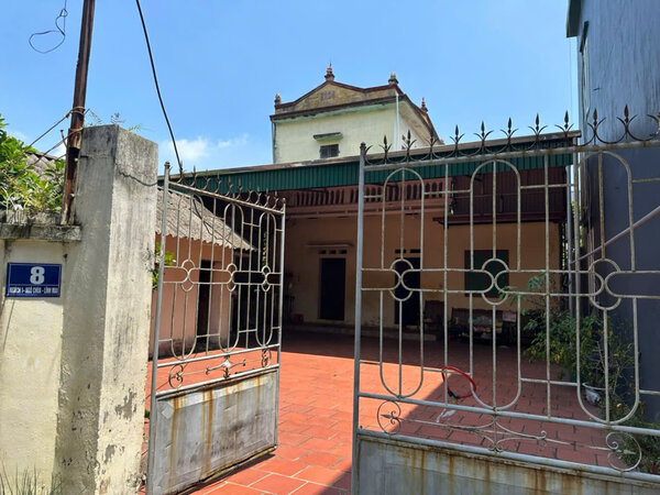 Ngôi nhà của gia đình bà N.T.T ở Lương Tài, Bắc Ninh. Ảnh: Vân Trường