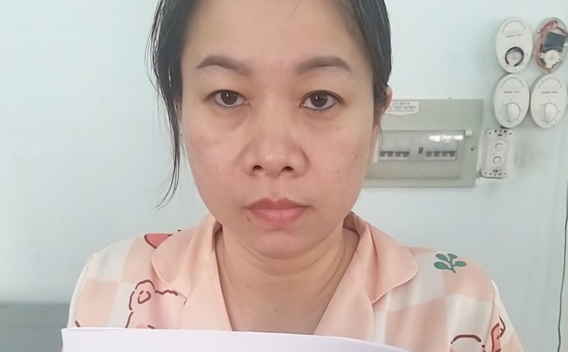 Đối tượng Nguyễn Thị Ngọc Cẩm (bảo mẫu tại Mái ấm Hoa Hồng). Ảnh: Công an