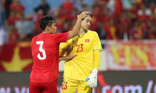 Đặng Văn Lâm và đồng đội đã có trận thua đậm trên sân Mỹ Đình. Ảnh: VFF