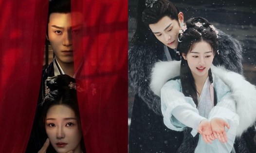 Mao Tử Tuấn, Tiêu Yến và Đinh Vũ Hề, Đặng Ân Hi trong phim "Trường lạc khúc". Ảnh: Nhà sản xuất