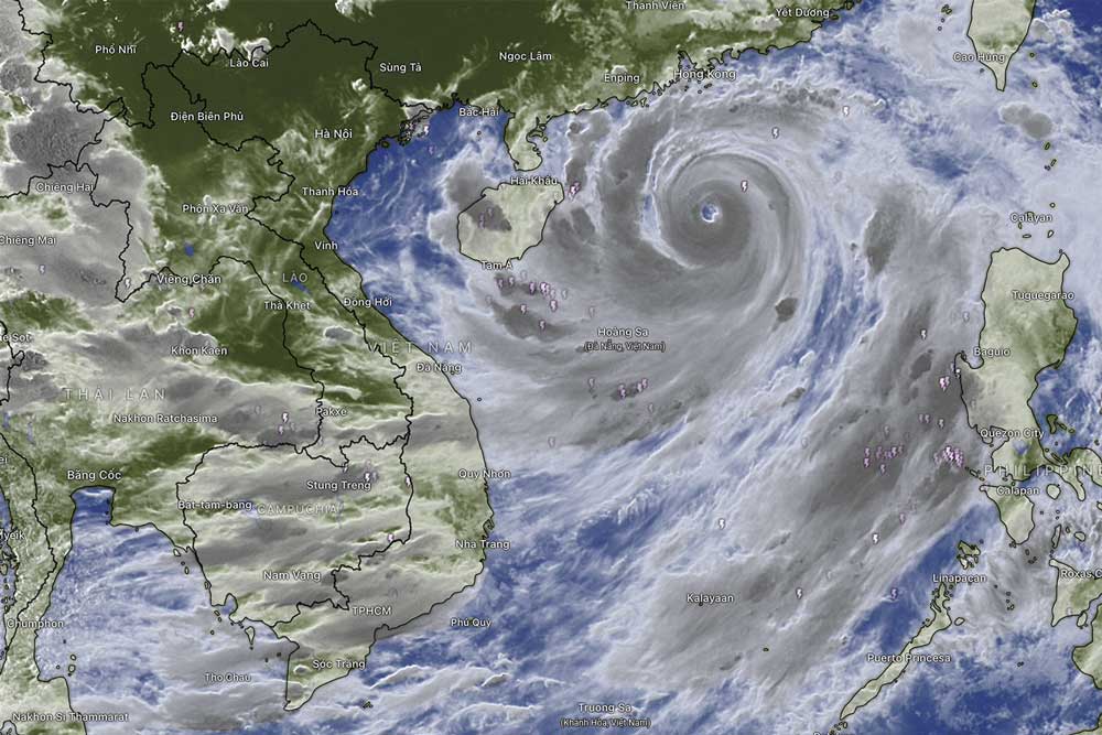 Dự báo khu vực bị ảnh hưởng mạnh nhất khi bão số 3 đổ bộ