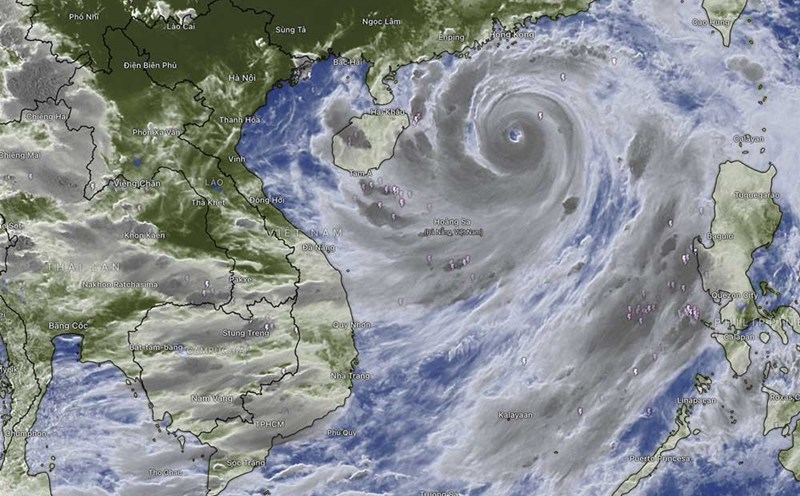 Dự báo khu vực bị ảnh hưởng mạnh nhất khi bão số 3 đổ bộ