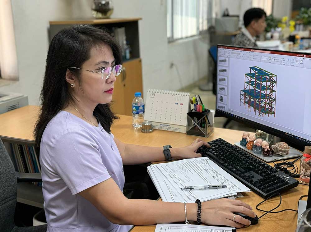 Chị Nguyễn Thị Thu Hiền. Ảnh: Duy Hùng