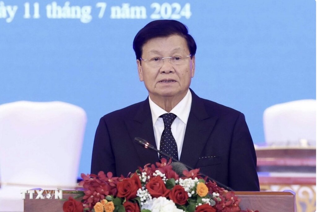 Tổng Bí thư, Chủ tịch nước Lào Thongloun Sisoulith. Ảnh: TTXVN