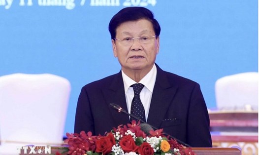 Tổng Bí thư, Chủ tịch nước Lào Thongloun Sisoulith. Ảnh: TTXVN