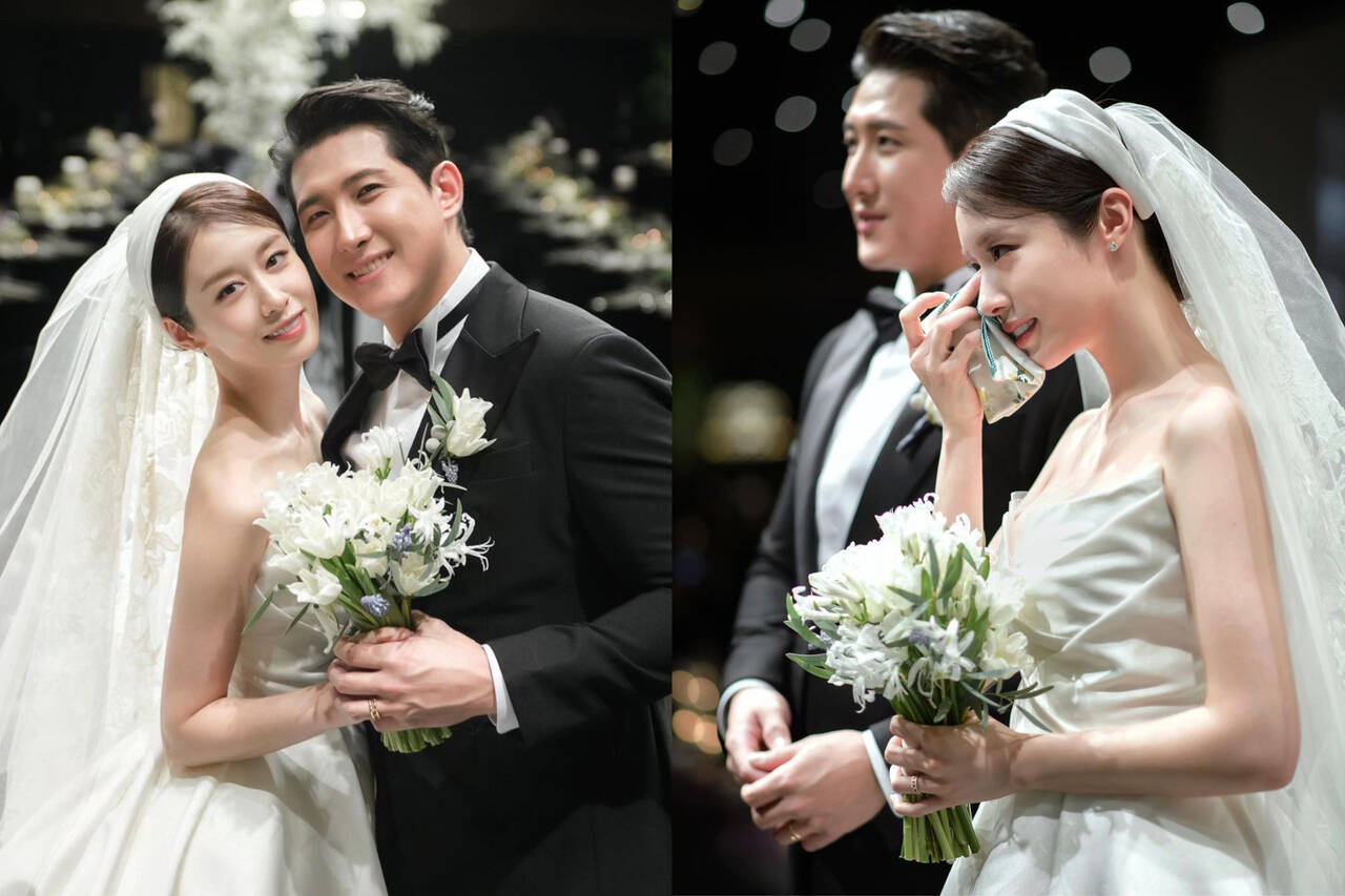 Cựu thần tượng, diễn viên Jiyeon và cầu thủ bóng chày Hwang Jae Gyun kết hôn cuối năm 2022. Ảnh: Instagram