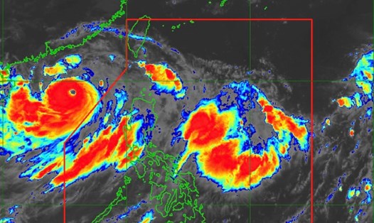 Áp thấp gần Biển Đông dự báo hình thành trong vài ngày tới. Ảnh: PAGASA