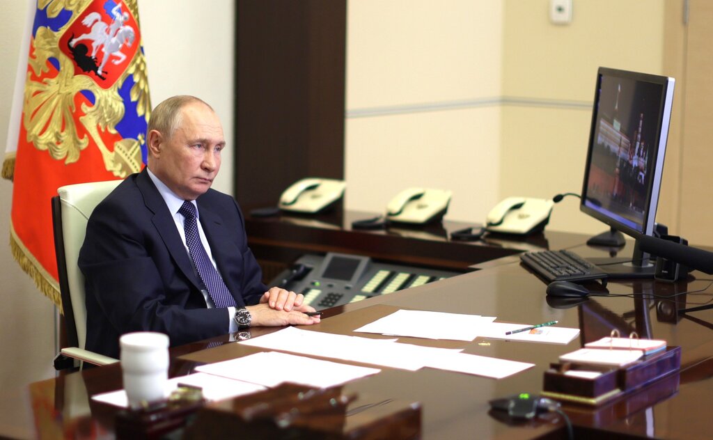 Tổng thống Nga Vladimir Putin. Ảnh: Điện Kremlin