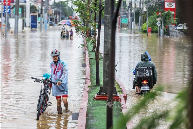 Typhoon Yagi caused a lot of damage when it swept through the Philippines. Photo: VNA