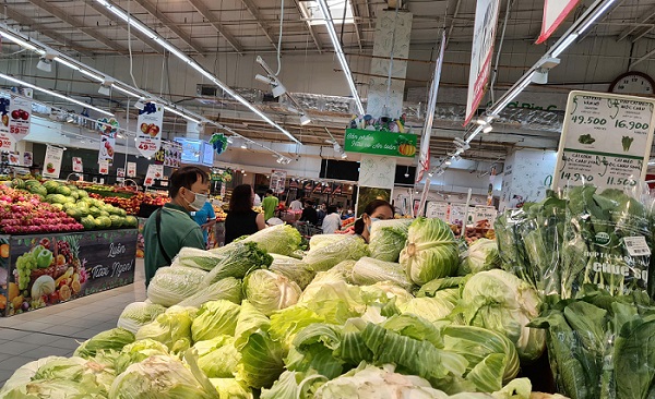 Chỉ số giá tiêu dùng 8 tháng năm 2024 đã tăng trên 4%. Ảnh: Vũ Long