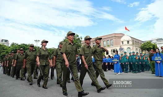 TP Hà Nội sẽ có trên 5.400 tổ bảo vệ an ninh, trật tự ở cơ sở. Ảnh: Tô Thế