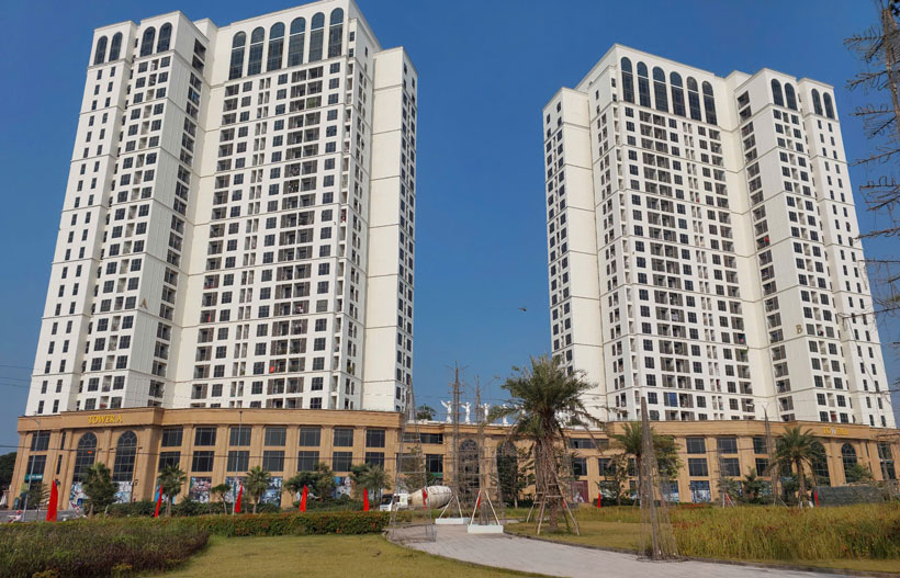 Khu đô thị VCI Mountain View của Công ty Cổ phần Đầu tư VCI - doanh nghiệp dẫn đầu danh sách nợ thuế tại Vĩnh Phúc. Ảnh: Bảo Nguyên