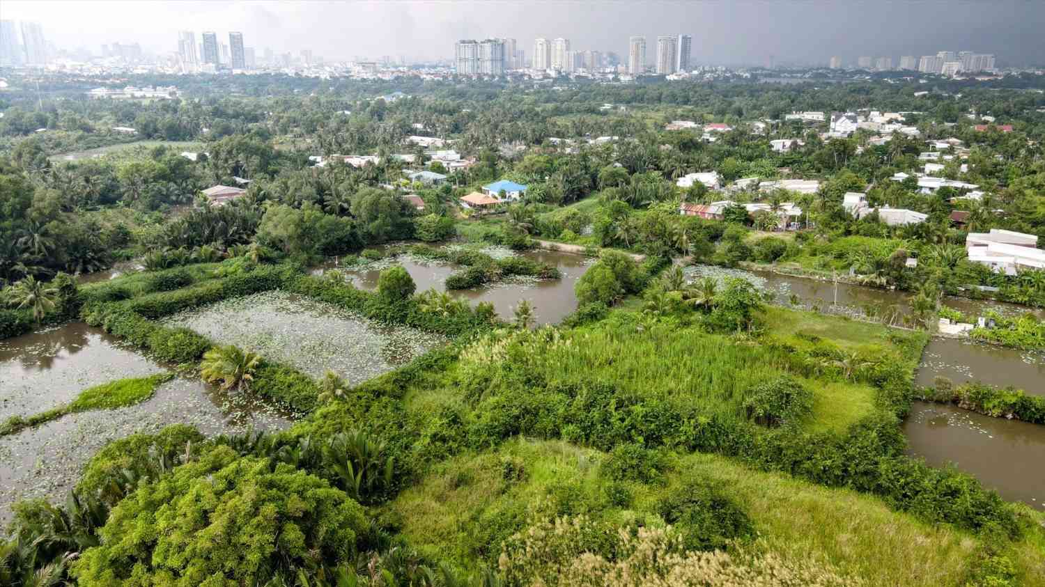 Binh Quoi - Thanh Da peninsula currently has more than 16,600 residents. Photo: Anh Tu