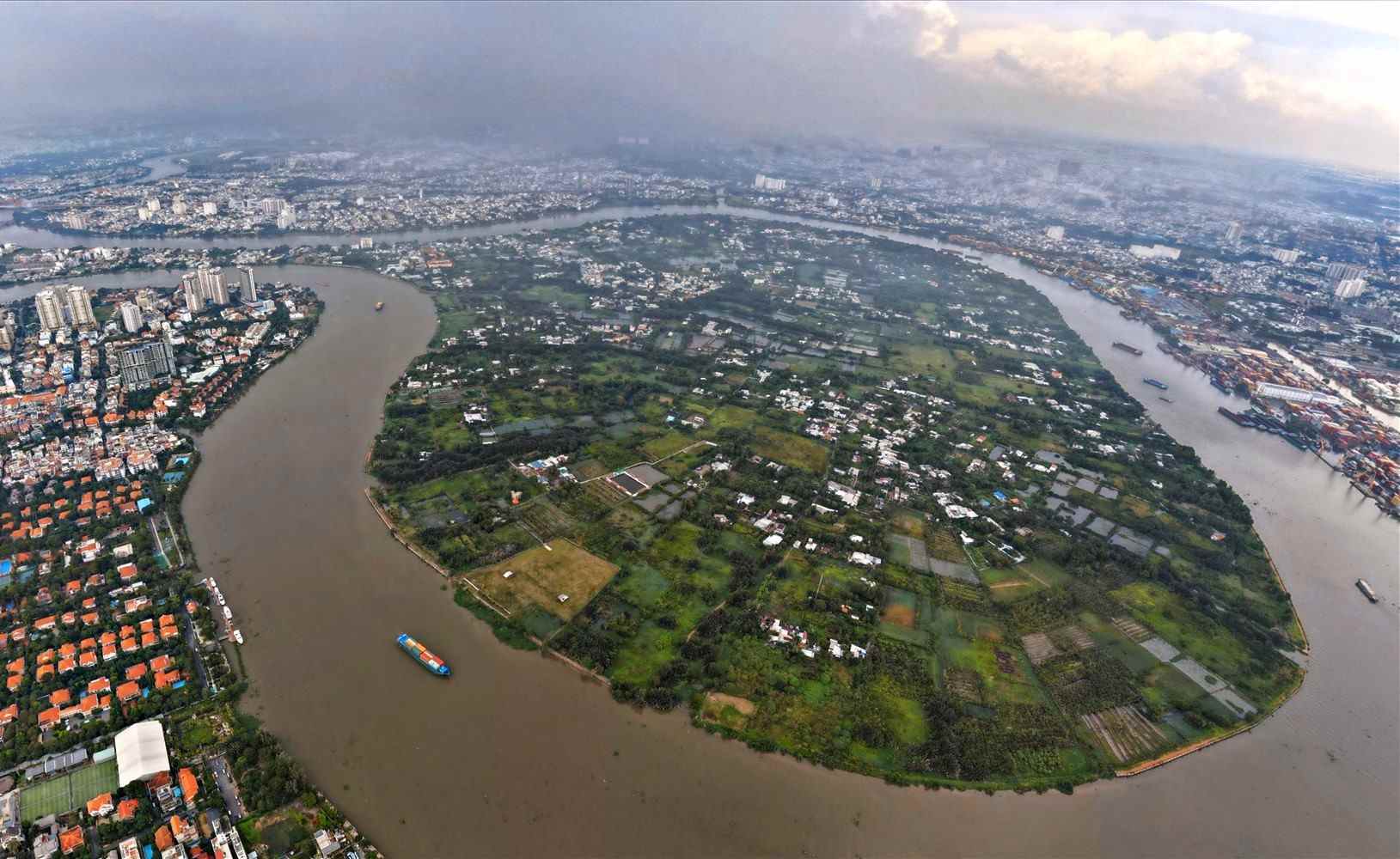 Cảnh hoang sơ của bán đảo Bình Quới - Thanh Đa (TPHCM).  Ảnh: Anh Tú