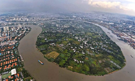 Cảnh hoang sơ của bán đảo Bình Quới - Thanh Đa (TPHCM).  Ảnh: Anh Tú