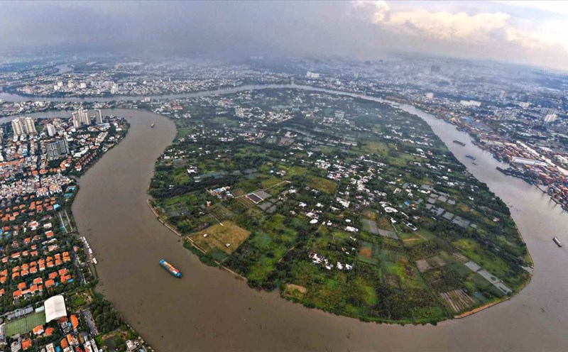 Cảnh hoang sơ của bán đảo Bình Quới - Thanh Đa (TPHCM).  Ảnh: Anh Tú