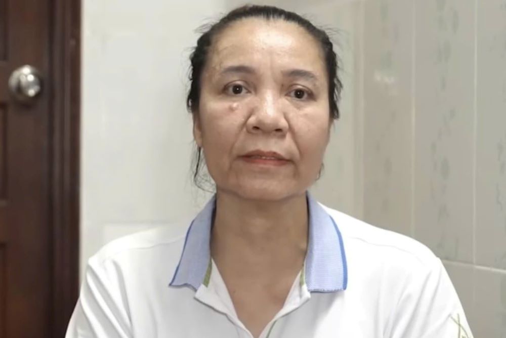 Bà Giáp Thị Sông Hương, chủ cơ sở Mái ấm Hoa Hồng (Quận 12).